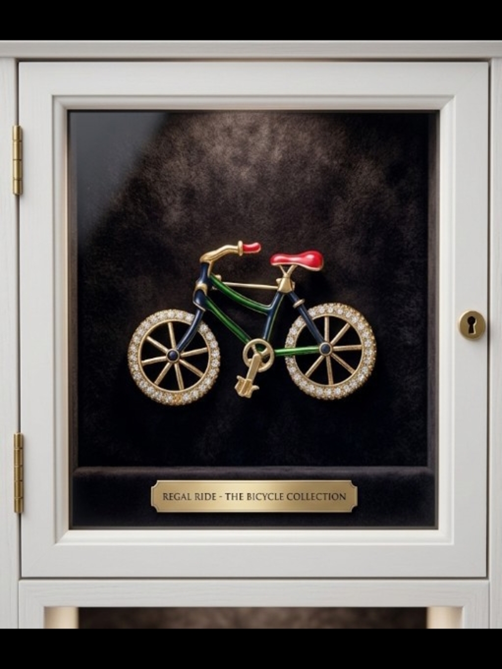 Regal Ride Bicycle Brooch